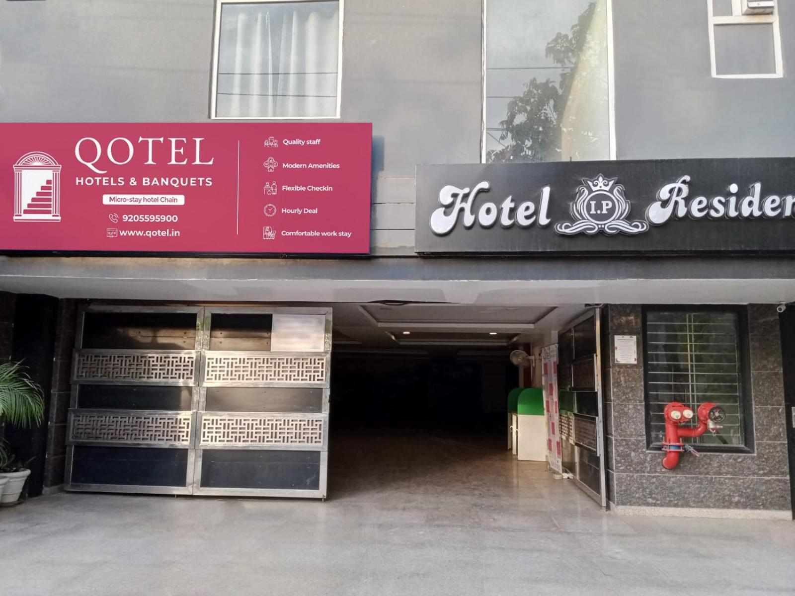 Qotel Hotel Ip Residency East Delhi Preet Vihar Nuova Delhi Esterno foto